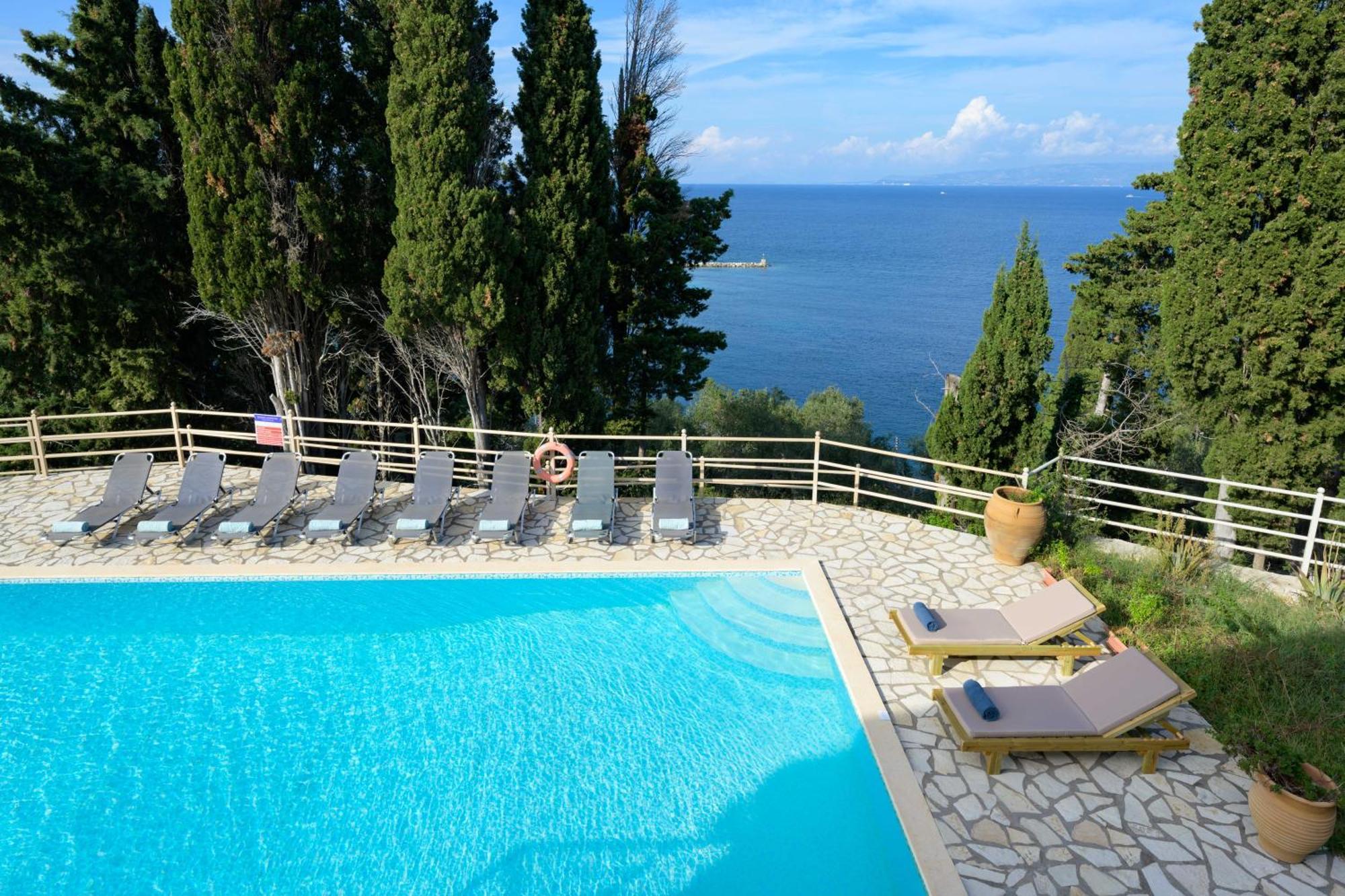 Pangolas Apartments Paxos Longós Zewnętrze zdjęcie
