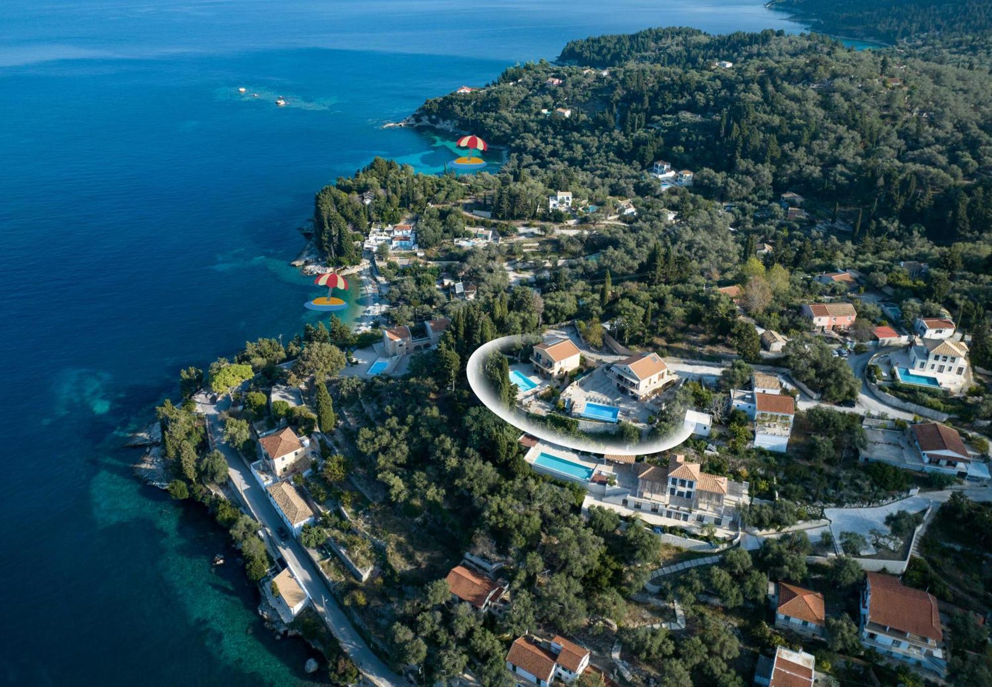 Pangolas Apartments Paxos Longós Zewnętrze zdjęcie